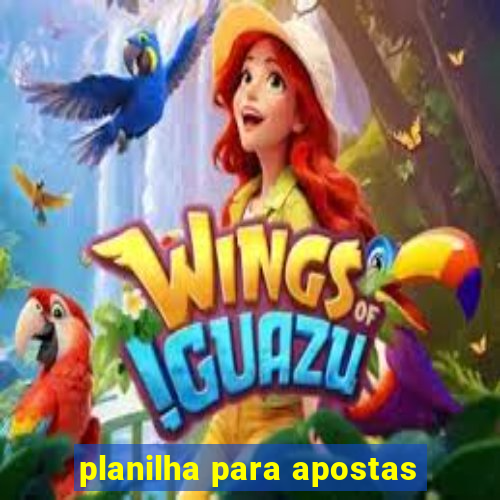 planilha para apostas