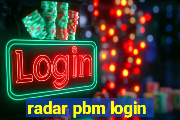 radar pbm login