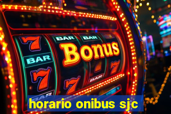 horario onibus sjc