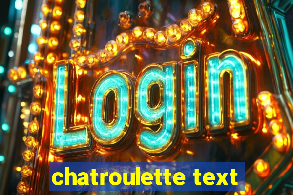 chatroulette text