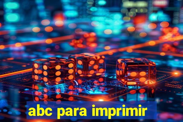 abc para imprimir