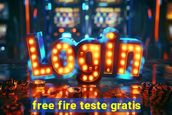 free fire teste gratis