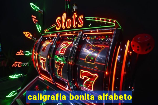 caligrafia bonita alfabeto