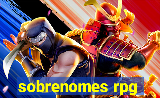 sobrenomes rpg